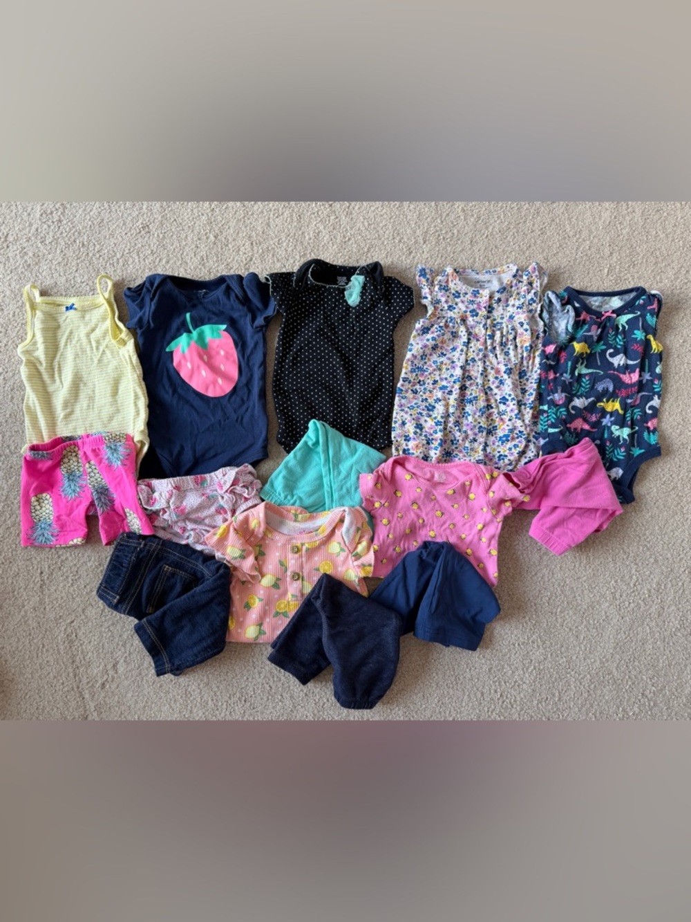 Baby girl Onesies and bottoms